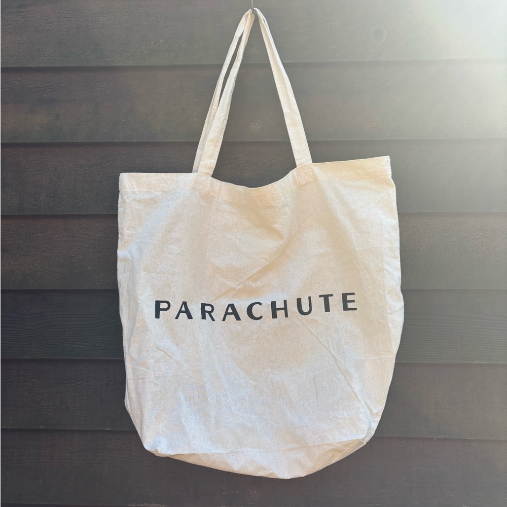 Parachute White Cotton Tote Bag